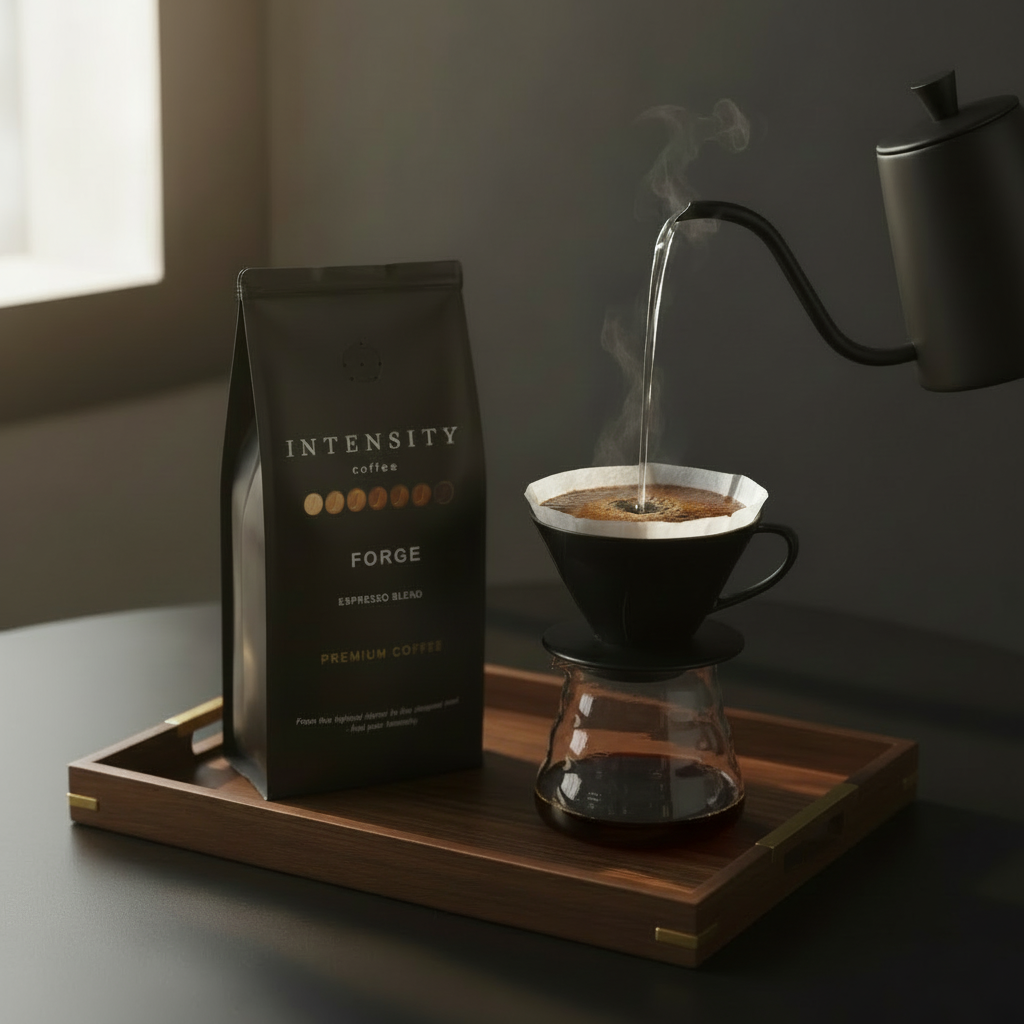 Intensity Coffee FORGE Pour Over Scene